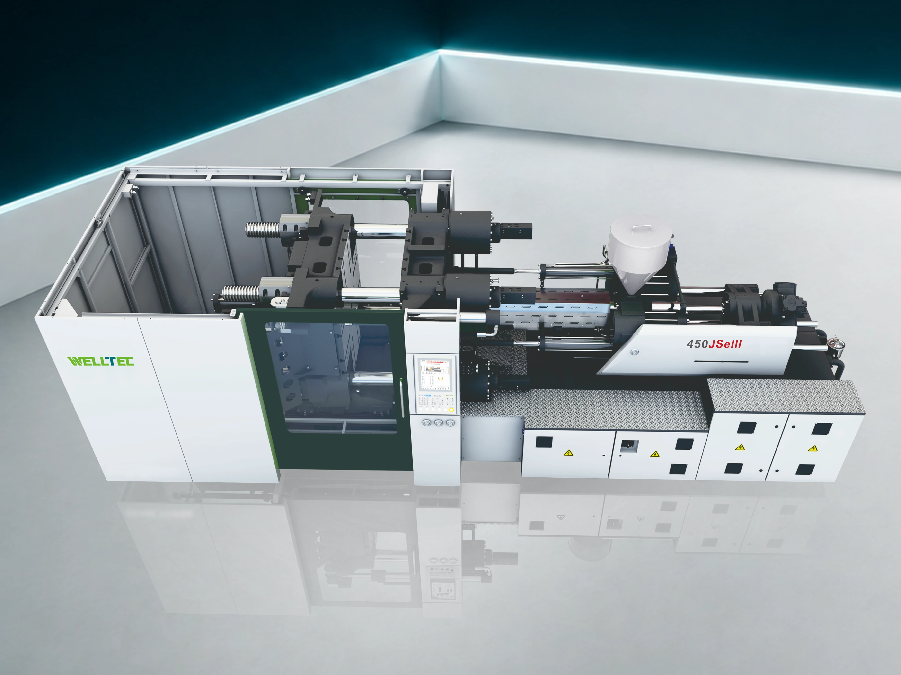 JSeIII Small and medium-sized Two-Platen Injection Molding Machine